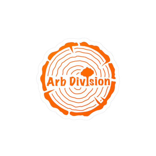 Arb Division Tree-Ring Kiss-Cut Vinyl Sticker